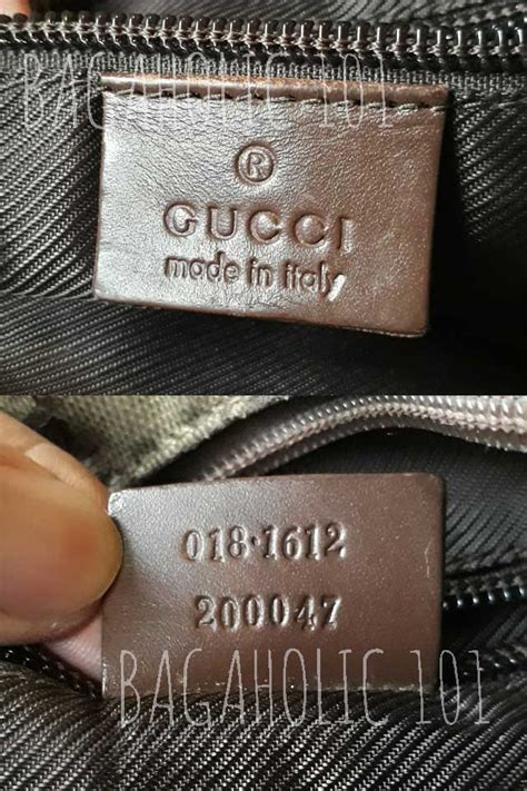 gucci authentication.